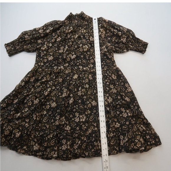 Ulla Johnson Josie Paisley Silk Dress in Forest Size 0 - Picture 5 of 8